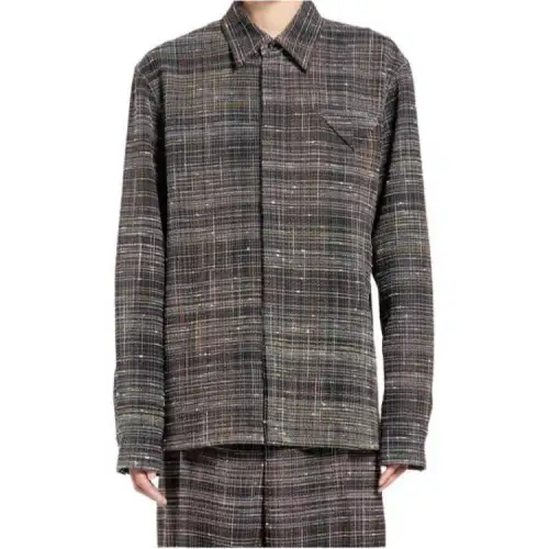 Bottega Veneta Drop Shoulder Textured Shirt