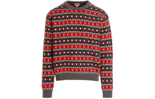 Kenzo stripe-jacquard wool sweater
