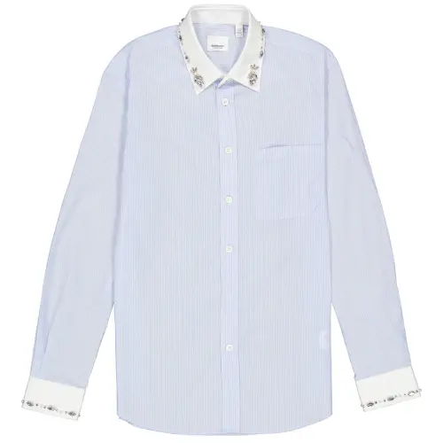 Burberry Shirt Men's Light Blue