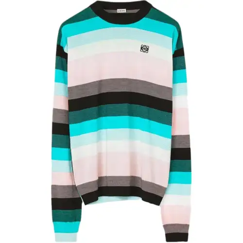 LOEWE Sweaters Men's Multicolor Crew Neck Moderate Other