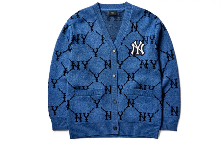 MLB Monogram Knitwear Unisex Blue
