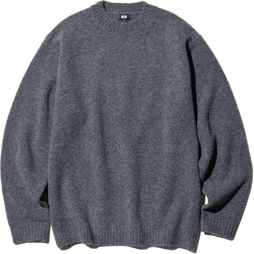 UNIQLO Sweater Unisex Asphalt Gray