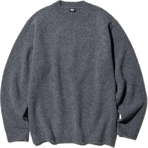 UNIQLO Sweater Unisex Asphalt Gray