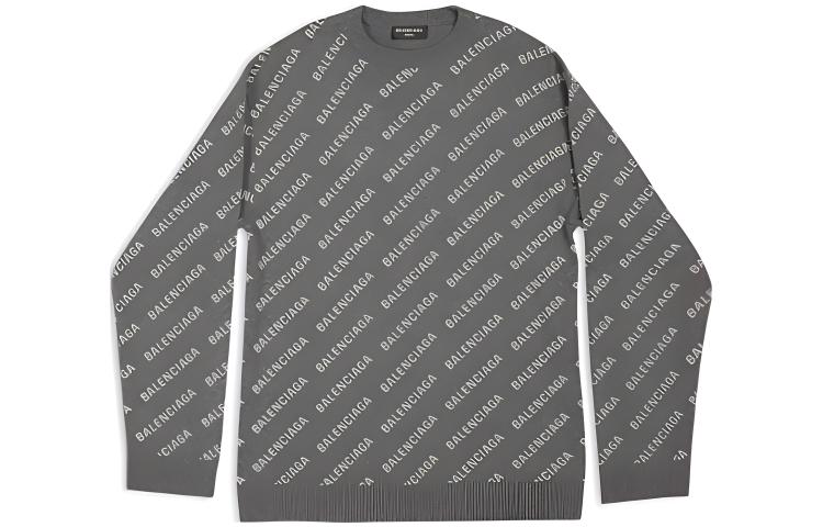 Мужской свитер Balenciaga (серый)