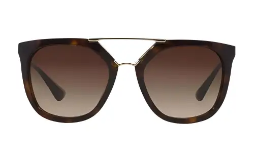 PRADA Cat Eye Sunglasses Women's Brown