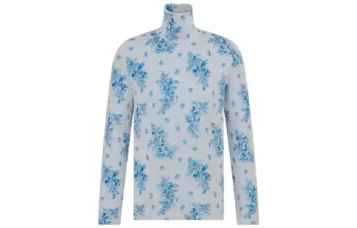 DIOR Sweaters Men's White Lapel Moderate Set
