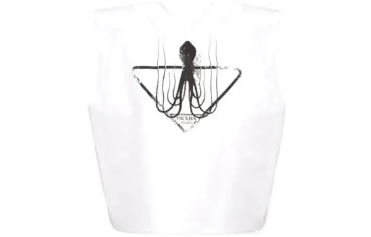 PRADA SS22 Tank Top Men's White