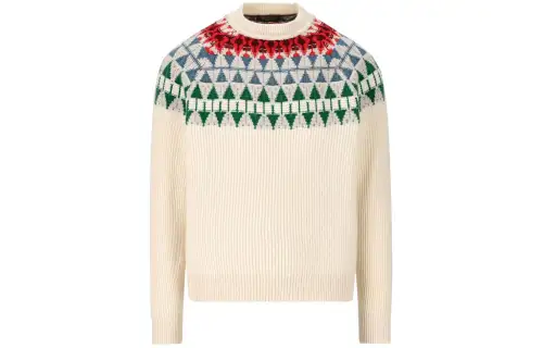 Loro Piana Sweaters Men's White Crew Neck Moderate Other