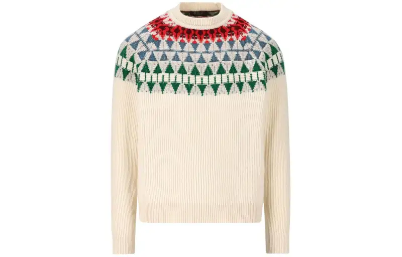 Loro Piana Sweaters Men's White Crew Neck Moderate Other