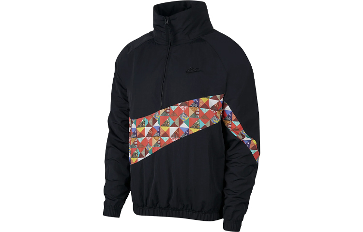 Куртка Nike Big Swoosh logo (черная) — фото 1