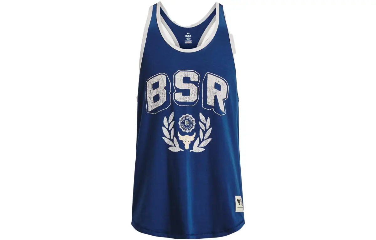 Under Armour Project Rock Tank Top Men's Illusion Blue