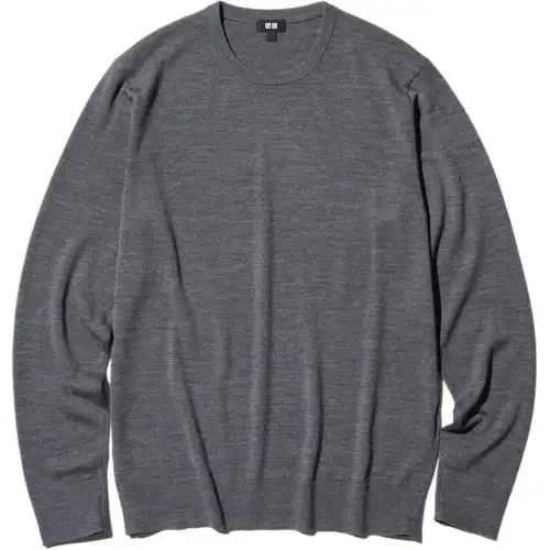 UNIQLO Sweater Men's Asphalt Gray