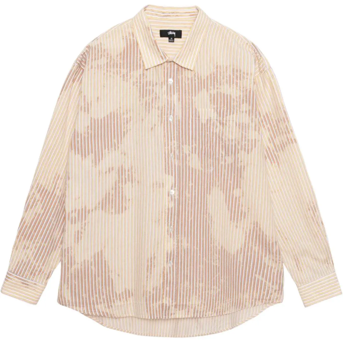 Stussy Classic L/S Shirt Bleached Poplin Shirt