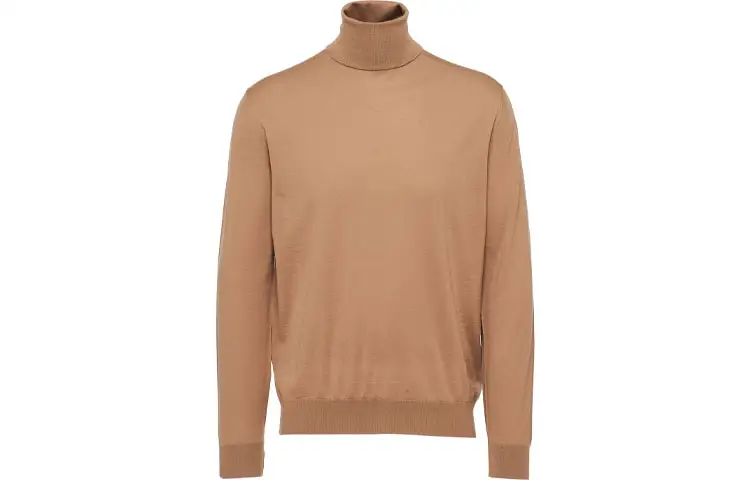 Prada virgin wool high-neck jumper