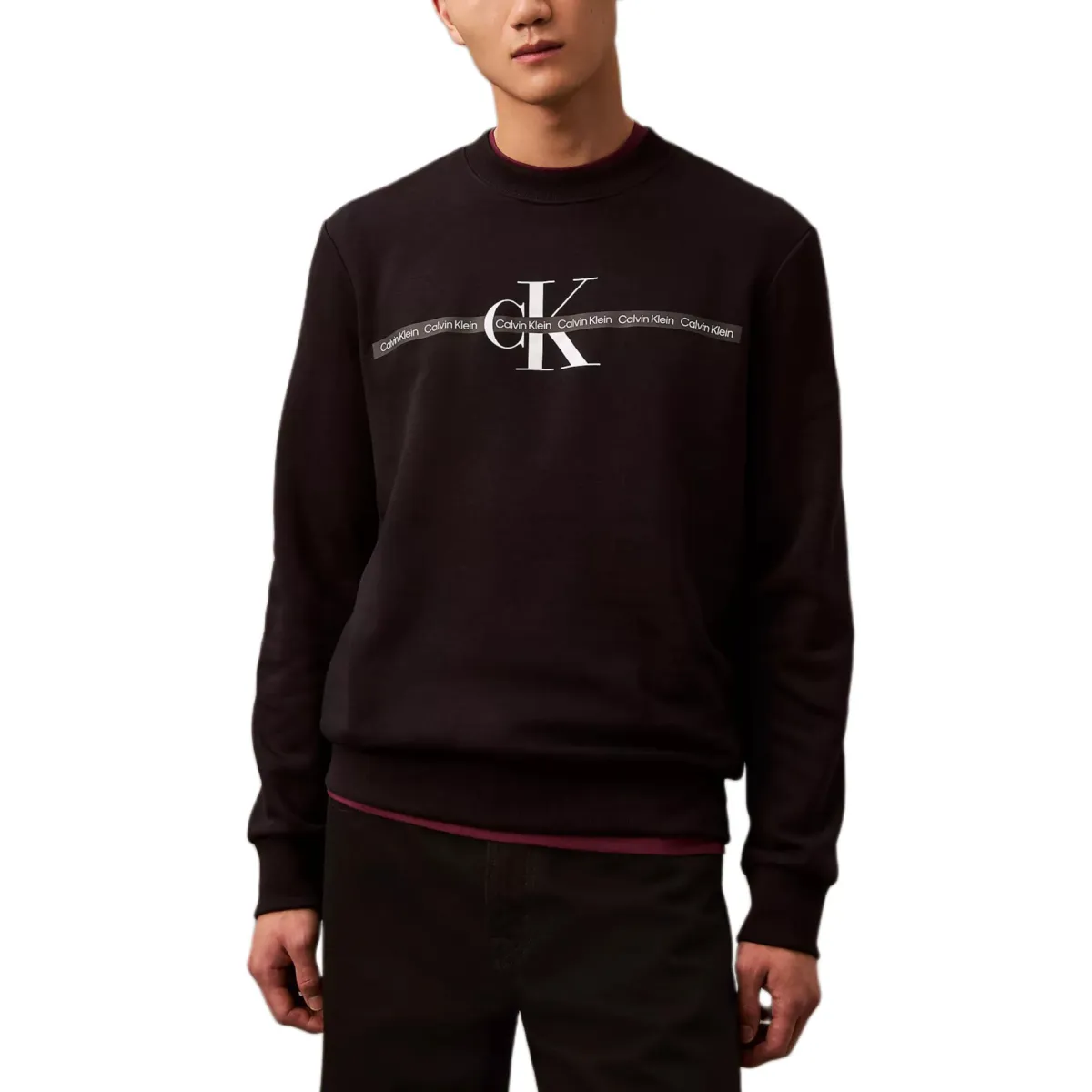CALVIN KLEIN Sweatshirt Men's Black