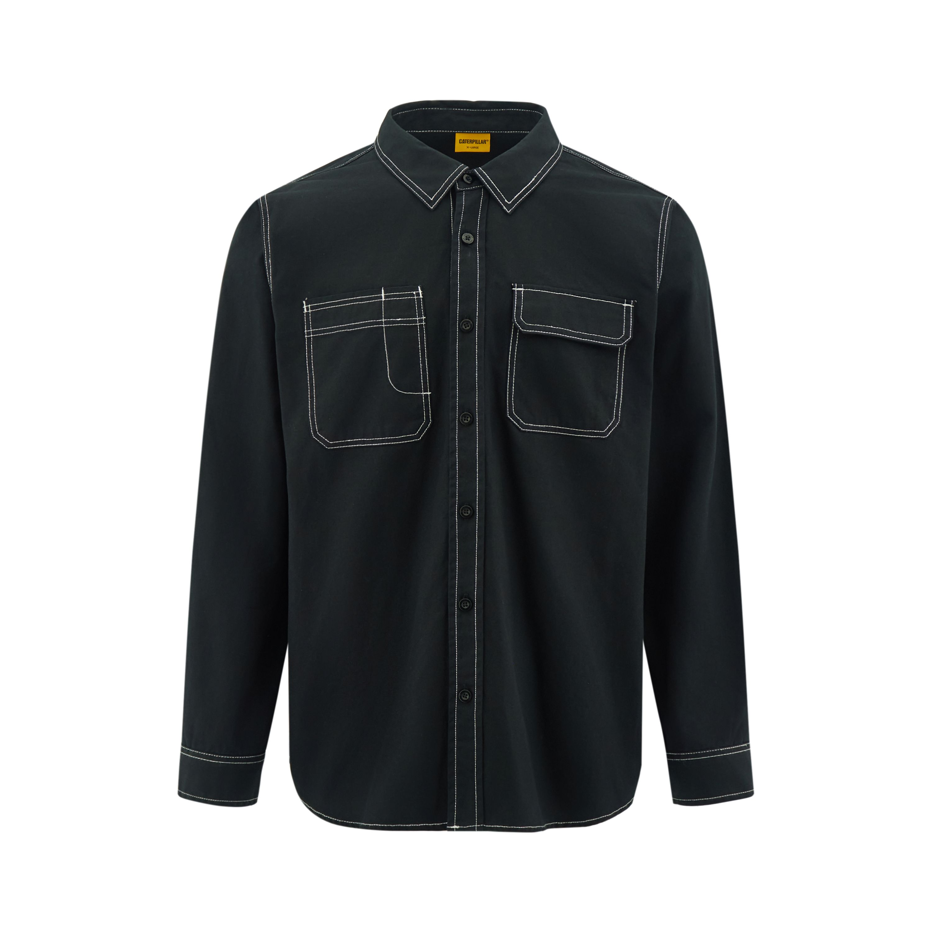 Мужская рубашка CAT FW25 Workwear Shirt (коричневая)