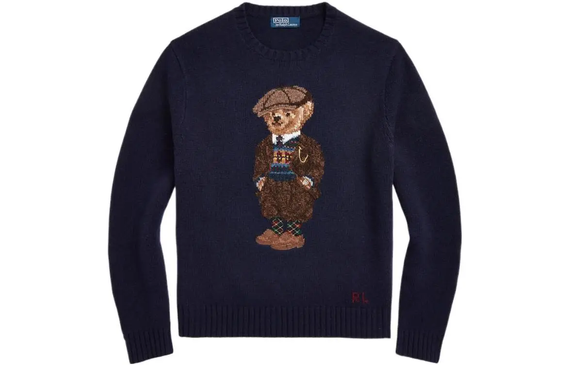 Polo Ralph Lauren Polo Bear FW22 Sweater Standard Men's Marine Blue