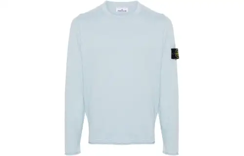 Stone Island Logo Patch Crewneck Sweatshirt