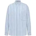 DIOR Shirts Men's Blue Lapel Moderate Other