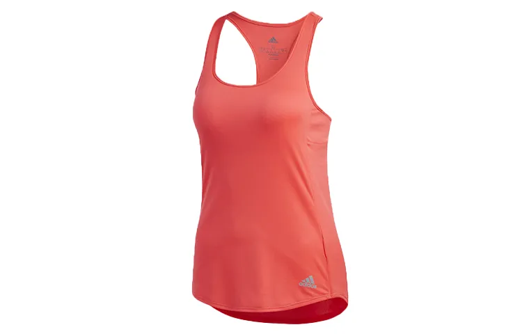 Adidas OTR Sleeveless Sports Shirts Women's Neon Red Moderate Nipped-in Waist