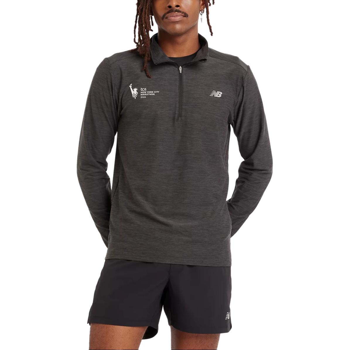 New Balance NYC MarathonTCS Sweatshirt Men's Black Heather