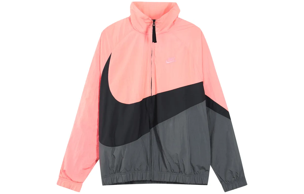 Nike Jacket Spring Men's Black Gray Pink
