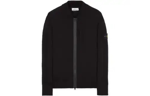 STONE ISLAND Sweaters Men's Black Moderate Cardigan