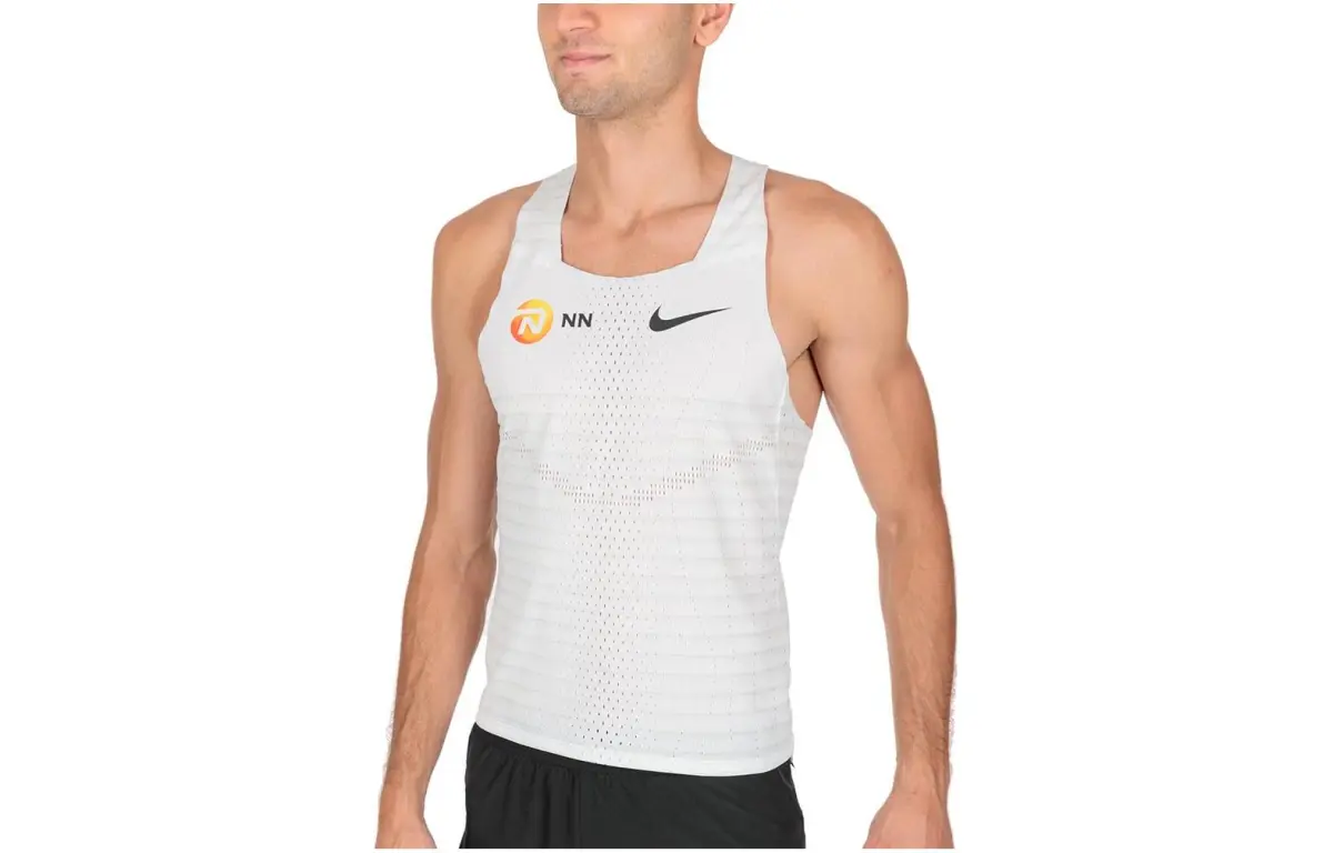 Nike Tank Tops Men's White Moderate Straight Fit
