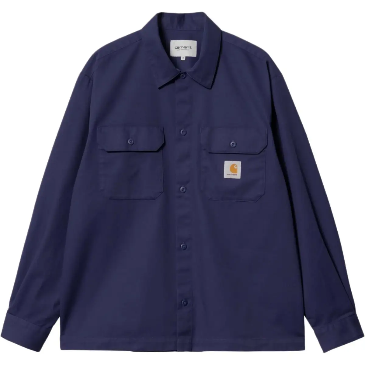 Carhartt WIP Shirts Men's Blue Lapel Moderate Shirt
