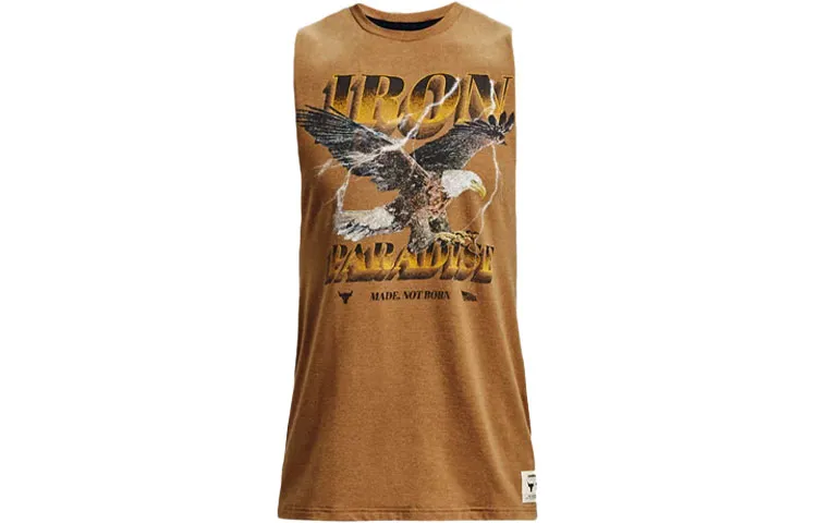 Under Armour Project Tank Top Men's Traditional Chinese Style Umber
