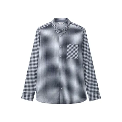 AIGLE DFT quick-drying moisture-wicking outdoor long-sleeved shirt men's empire dark blue