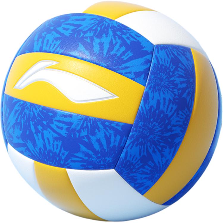 LiNing PVC Size 5 Volleyball Unisex Blue Yellow White