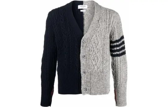THOM BROWNE· FW22 Sweater Men's Black Gray