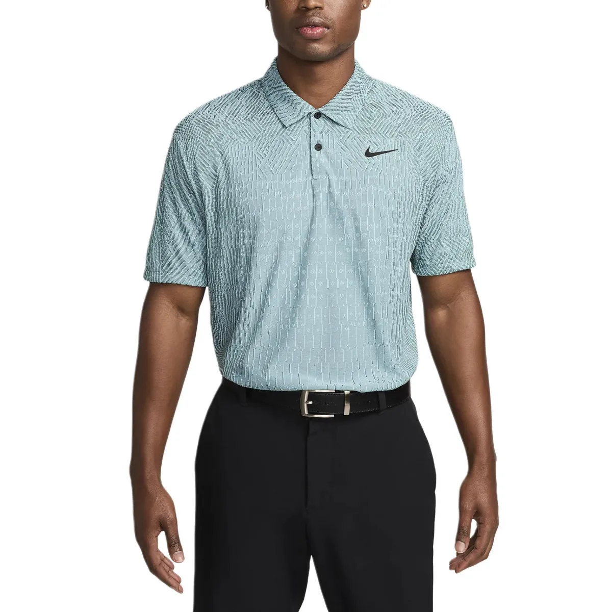 Nike Dri FIT ADV Polo Shirt Men's Denim Blue Turquoise
