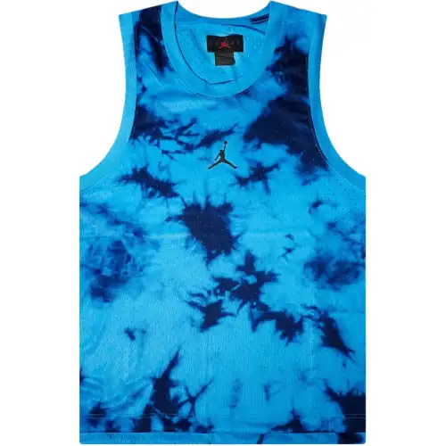 Jordan Tank Tops Men's Blue Crew Neck Moderate Other