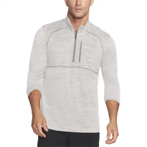 Skechers Sweaters Men's Gray Stand Collar Moderate Other