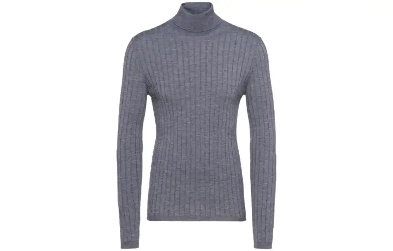 Prada ribbed roll neck jumper