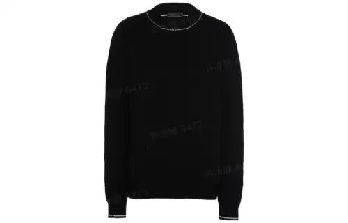 【Previous Season】contrast-stitch cashmere jumper