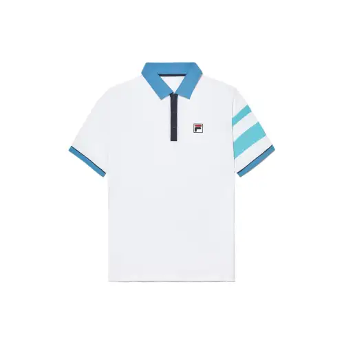 FILA Tie Breaker Polo Shirt Men's White