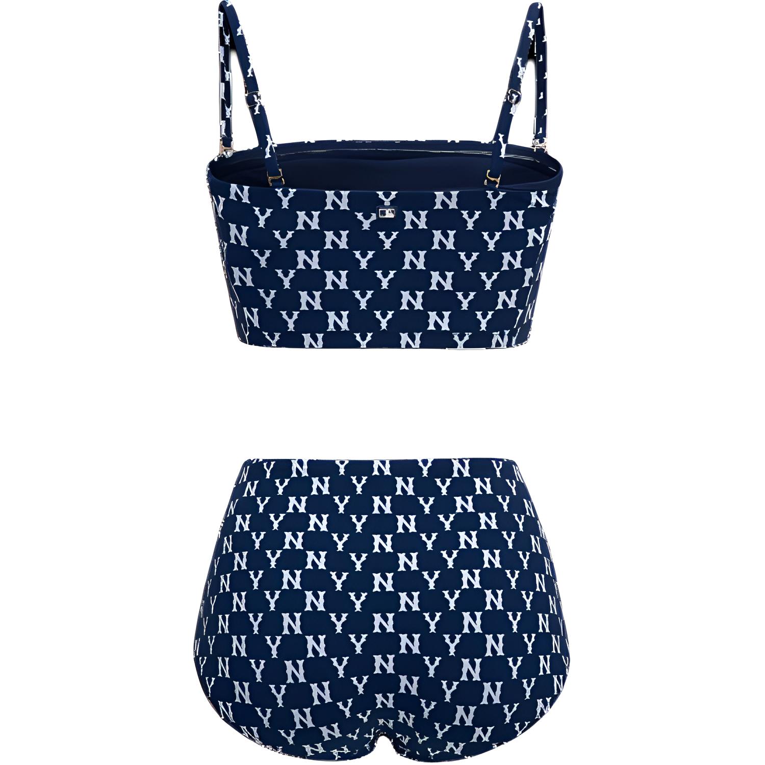 MLB New York Yankees Bikini Women’s Light Navy Blue