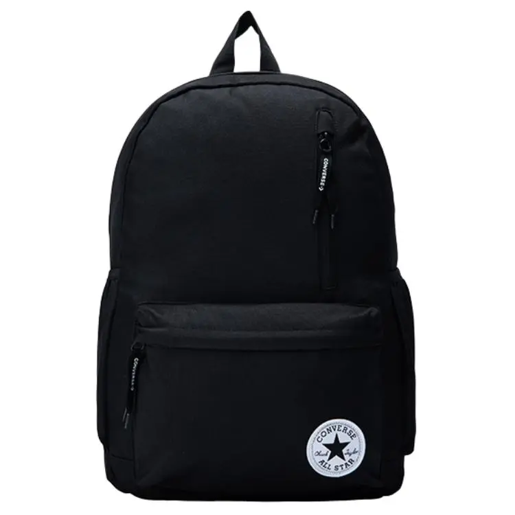Converse Polyester Backpack Student Backpack Medium Black