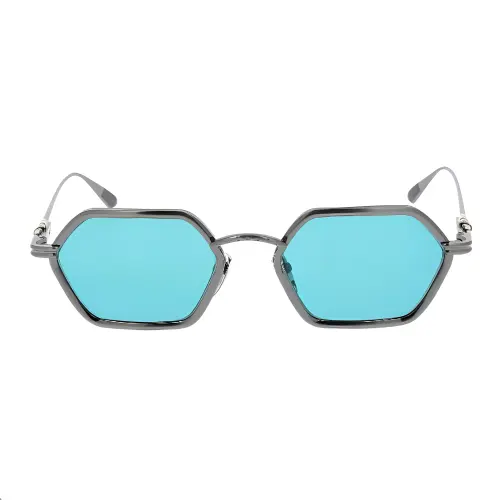 Chrome Hearts Irregular Shape Sunglasses Women's Silver