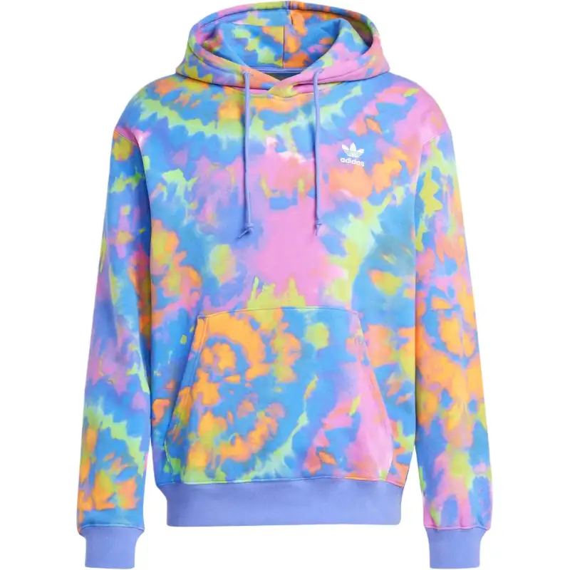 Adidas Originals Tie-Dyed Allover Print Hooded Sweatshirt