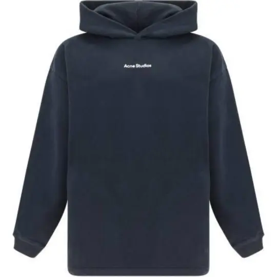 Acne Studios Logo Printed Oversized Hoodie
