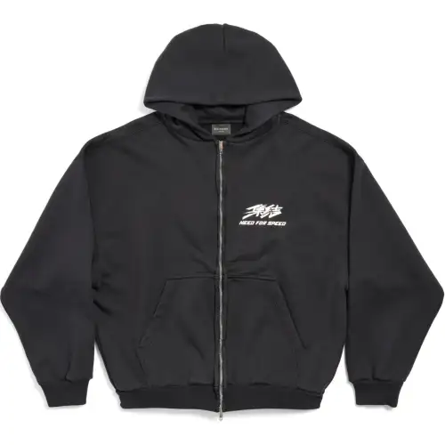 Balenciaga x JIPINFEICHE FW24 Sweatshirt Fitted Style Unisex Black