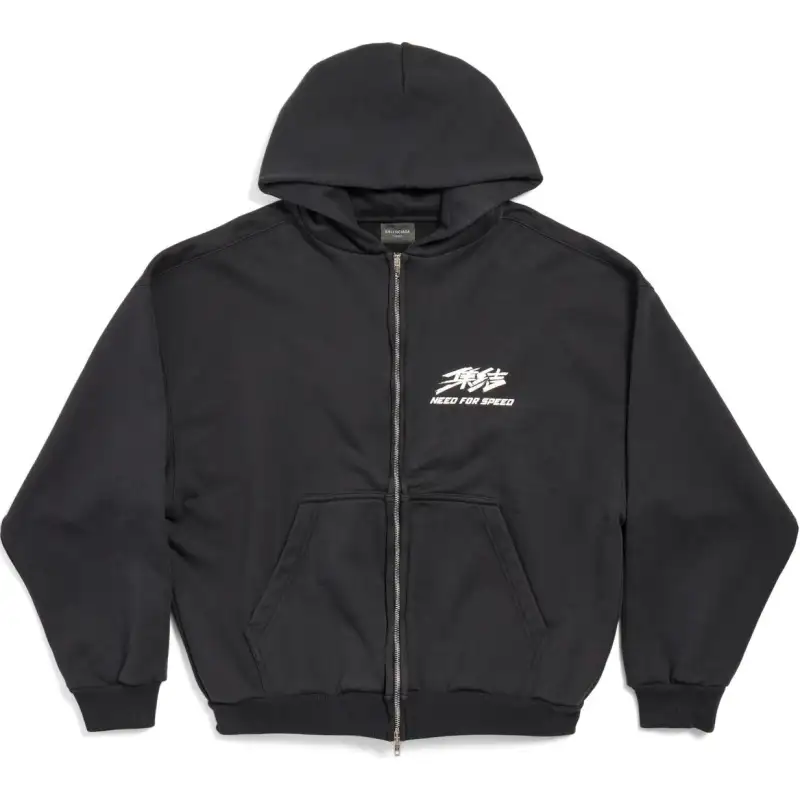 Balenciaga x JIPINFEICHE FW24 Sweatshirt Fitted Style Unisex Black