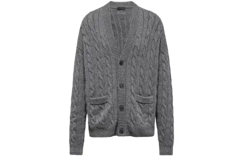 【Previous Season】cable-knit cashmere cardigan