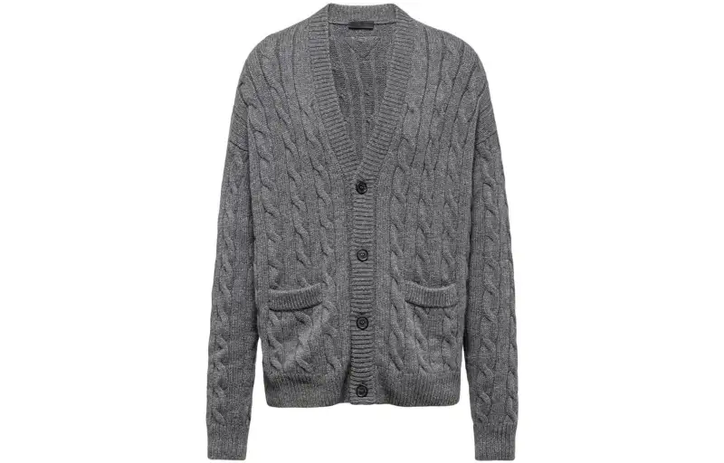 【Previous Season】cable-knit cashmere cardigan