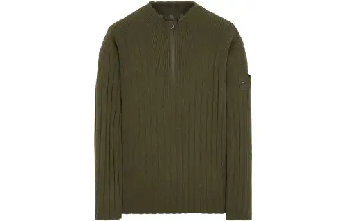 STONE ISLAND STONE ISLAND SS23 GHOST PIECES Sweaters Men's Army Green V Neck Moderate Other