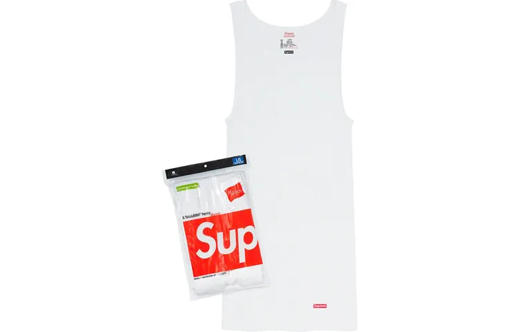 Supreme Hanes Tagless Tank Tops 3 Pack